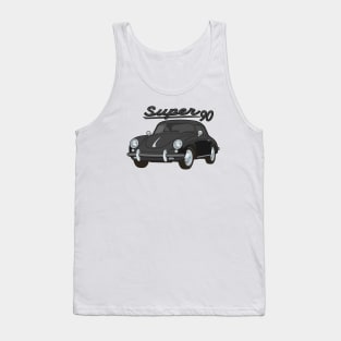 356 B Super 90 gt coupe Car classic vintage retro black Tank Top